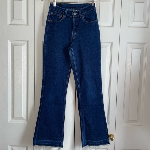 Vintage Levi’s 517 slim fray  Jean size W24/L28 - Picture 2 of 12